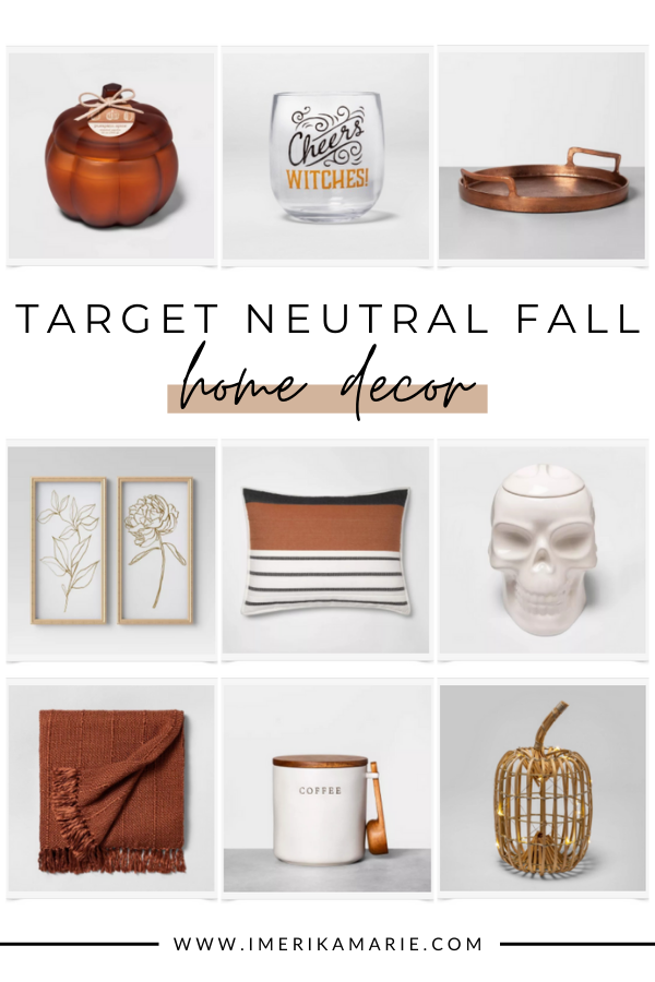 Target Neutral Fall Home Decor Favorites