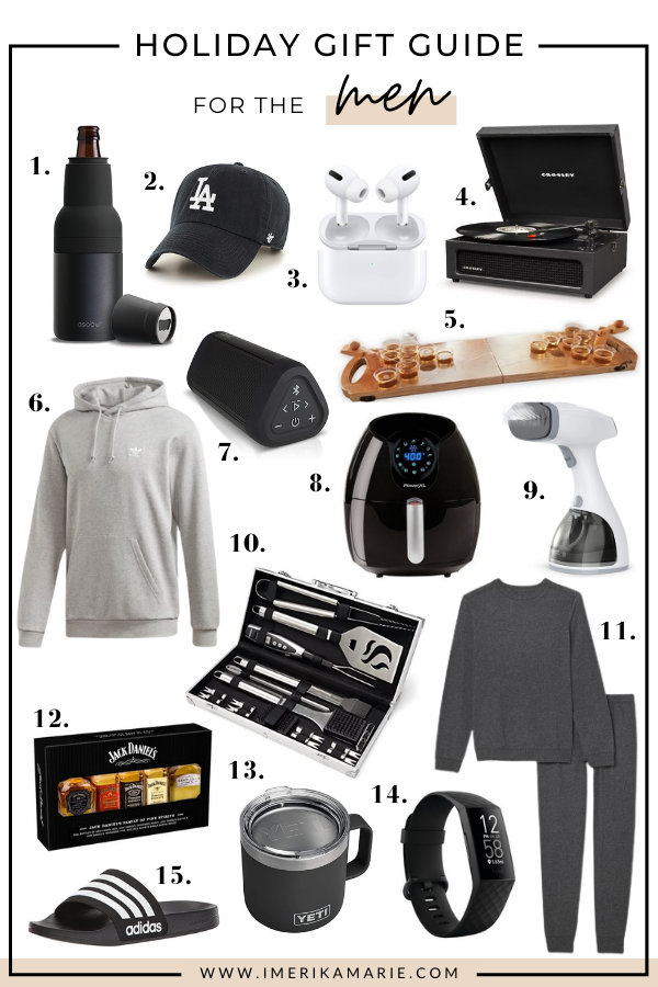 Holiday Gift Guide for Him  15 Men-Approved Gifts - Erika Marie