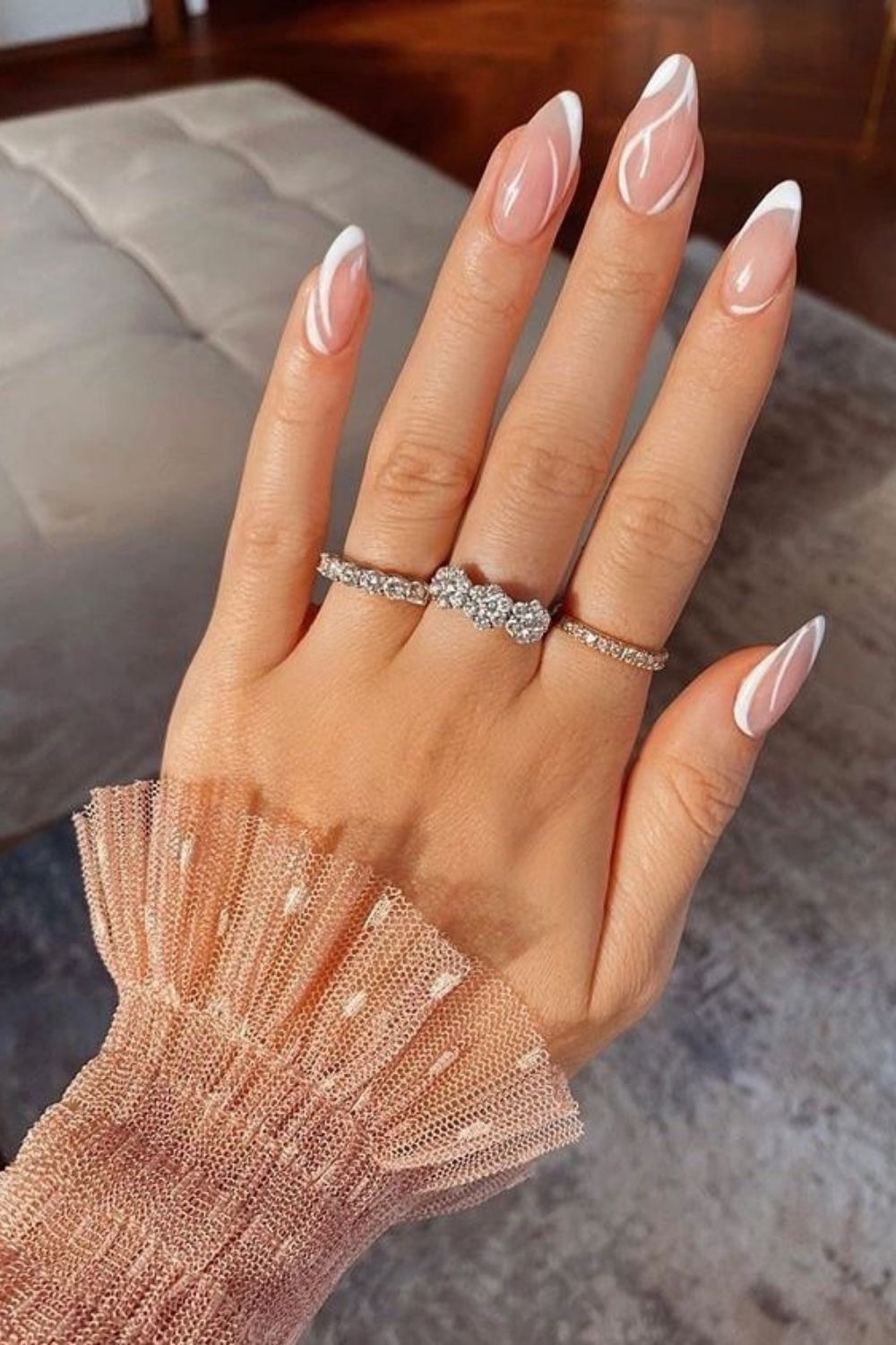 Nouvelle Salon & Day Spa - Engagement nails by Kayla!💍 - - - #nailart  #naildesign #gelpolish #manicure #specialoccasionnails #sheboygan | Facebook