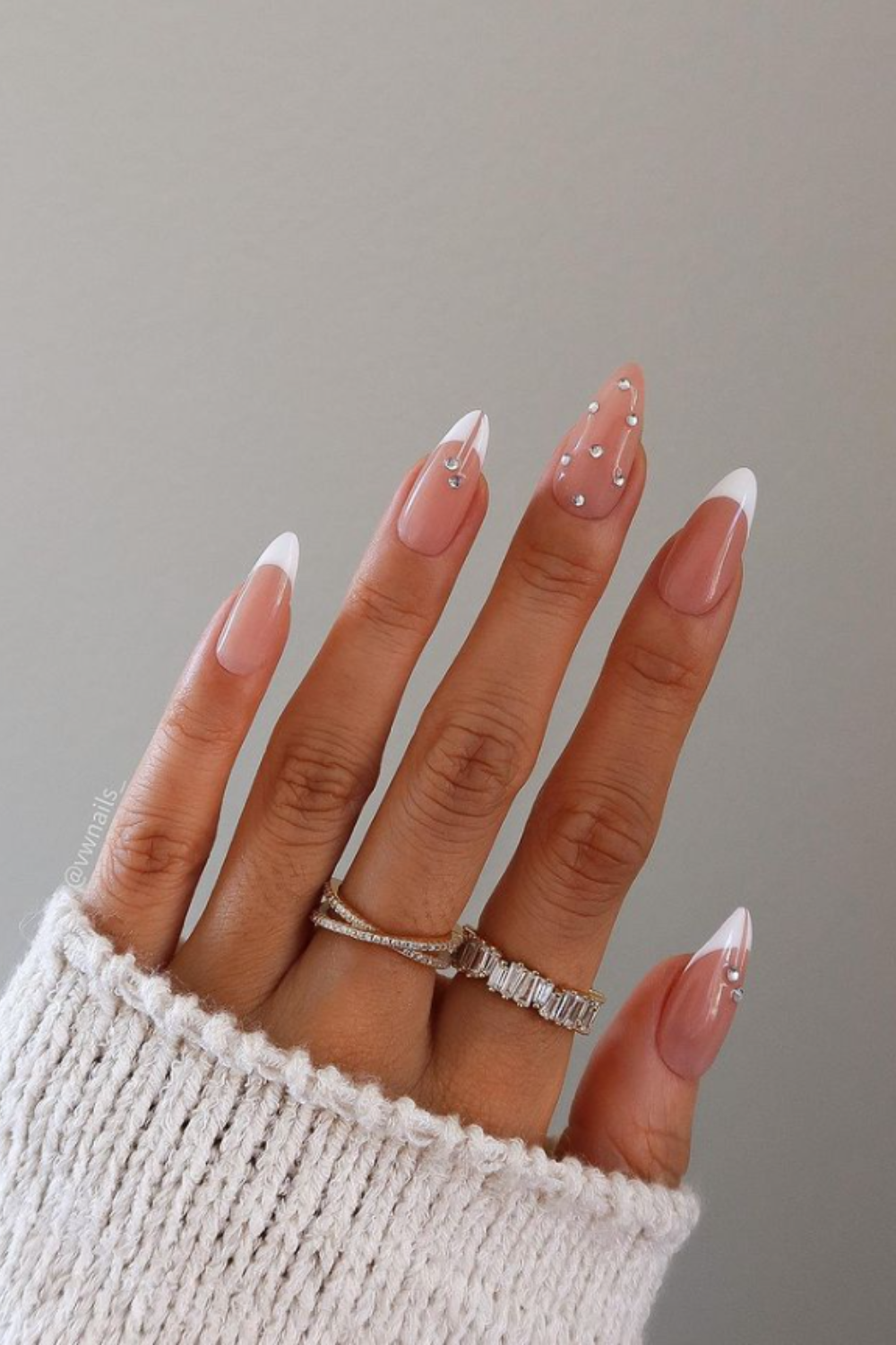 French Tip Nails 2024 Alyce Mirabelle