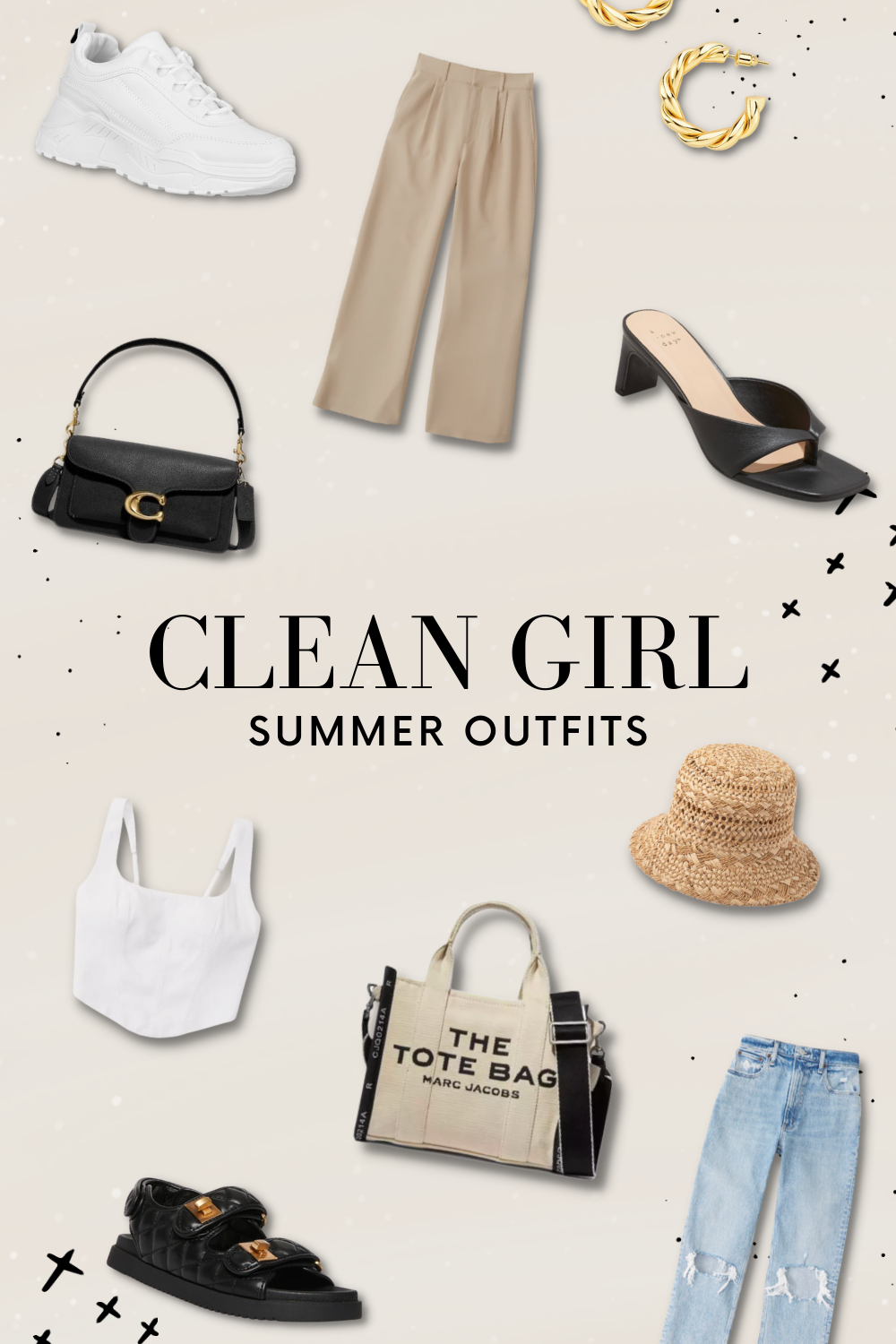 Clean girl aesthetic, chic chill outfit, chill vibes