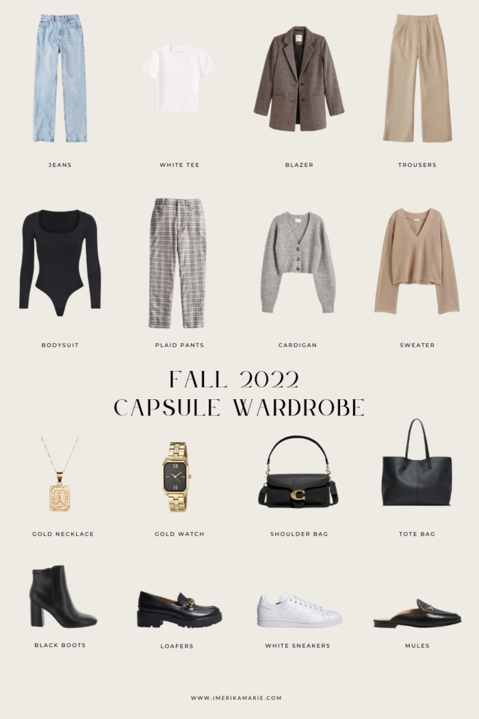 Fall 2022 Capsule Wardrobe + Outfit Ideas