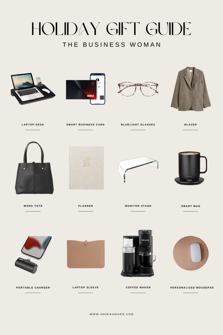 Holiday Gift Guide for The Business Woman