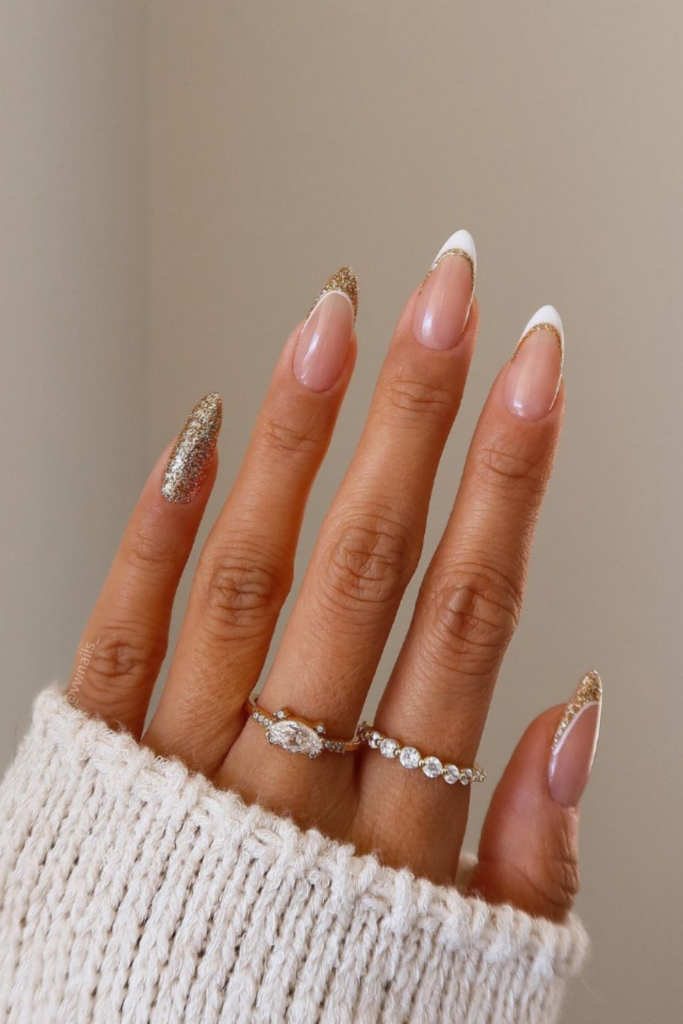aesthetic winter nails