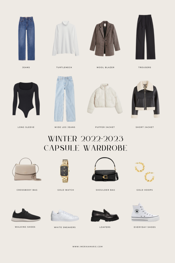 Winter 2022 Capsule Wardrobe + Outfit Ideas