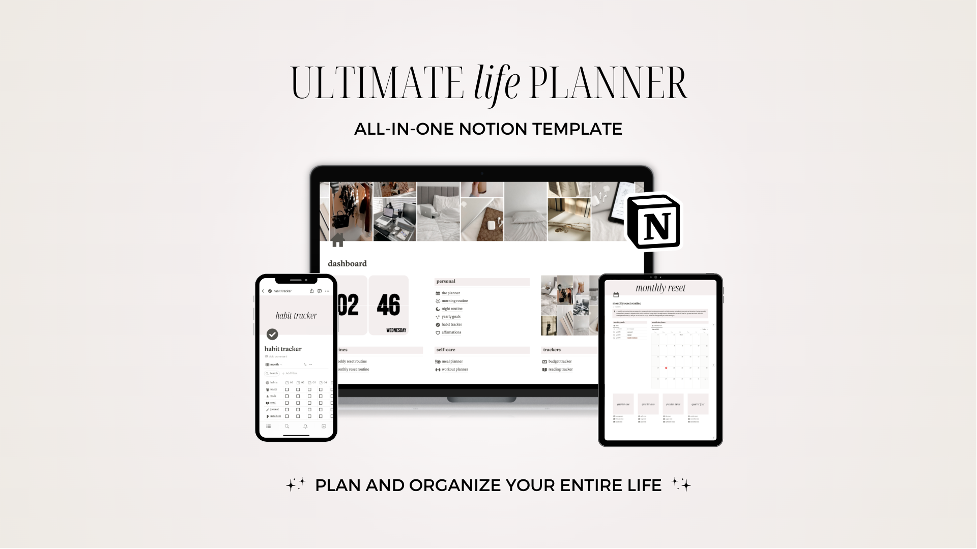 Life Planner Notion Template