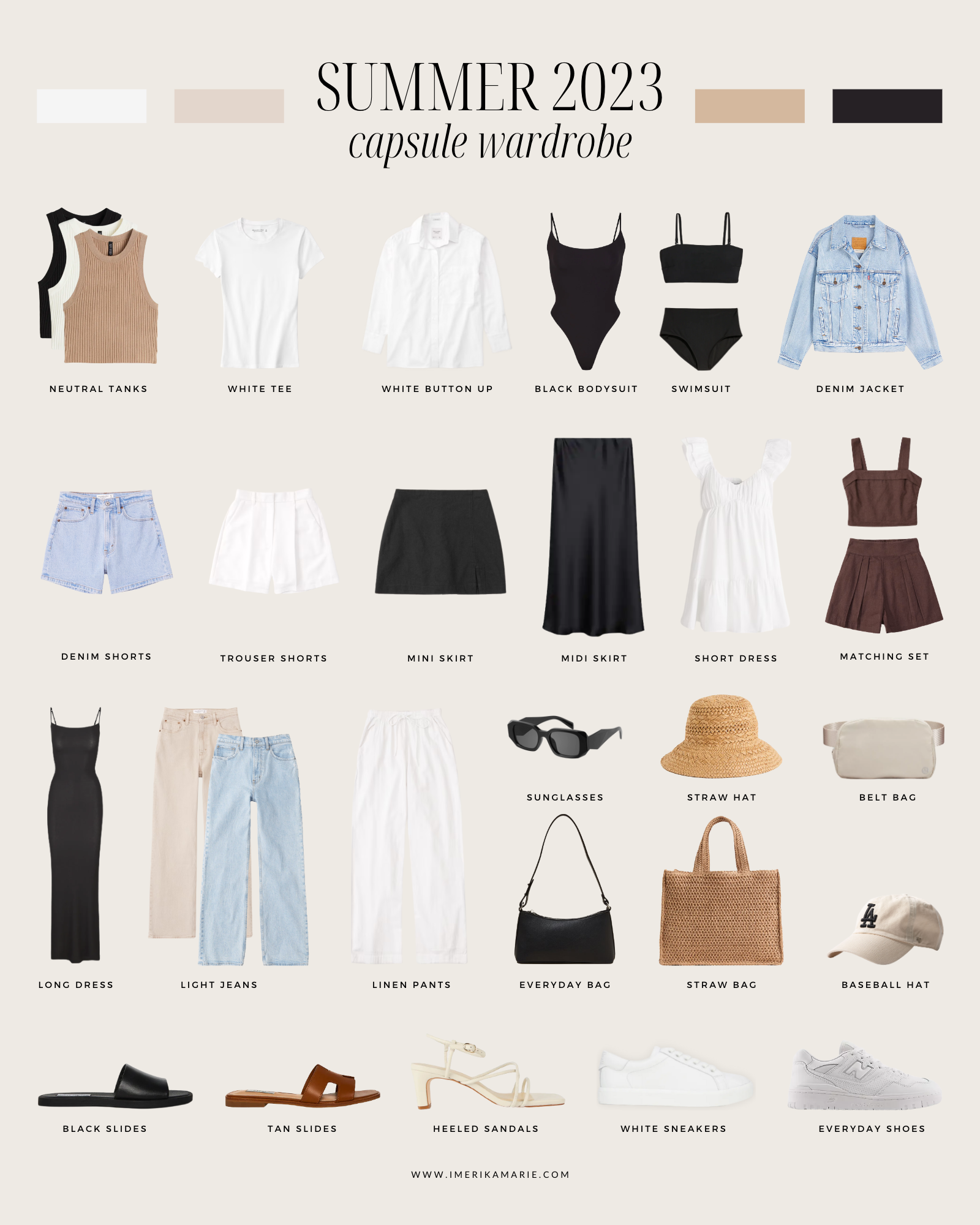 Summer Capsule Wardrobe 2023 – Lilly & Grant