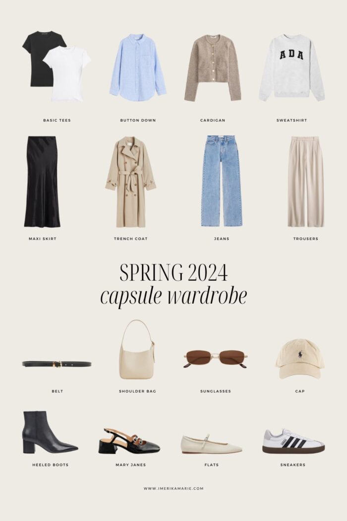 Spring 2024 Capsule Wardrobe + Outfit Ideas