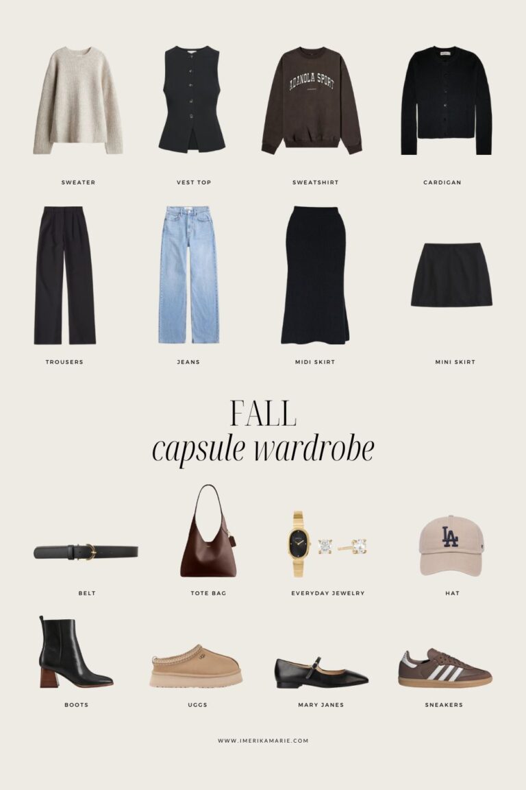 Fall 2024 Capsule Wardrobe + Outfit Ideas