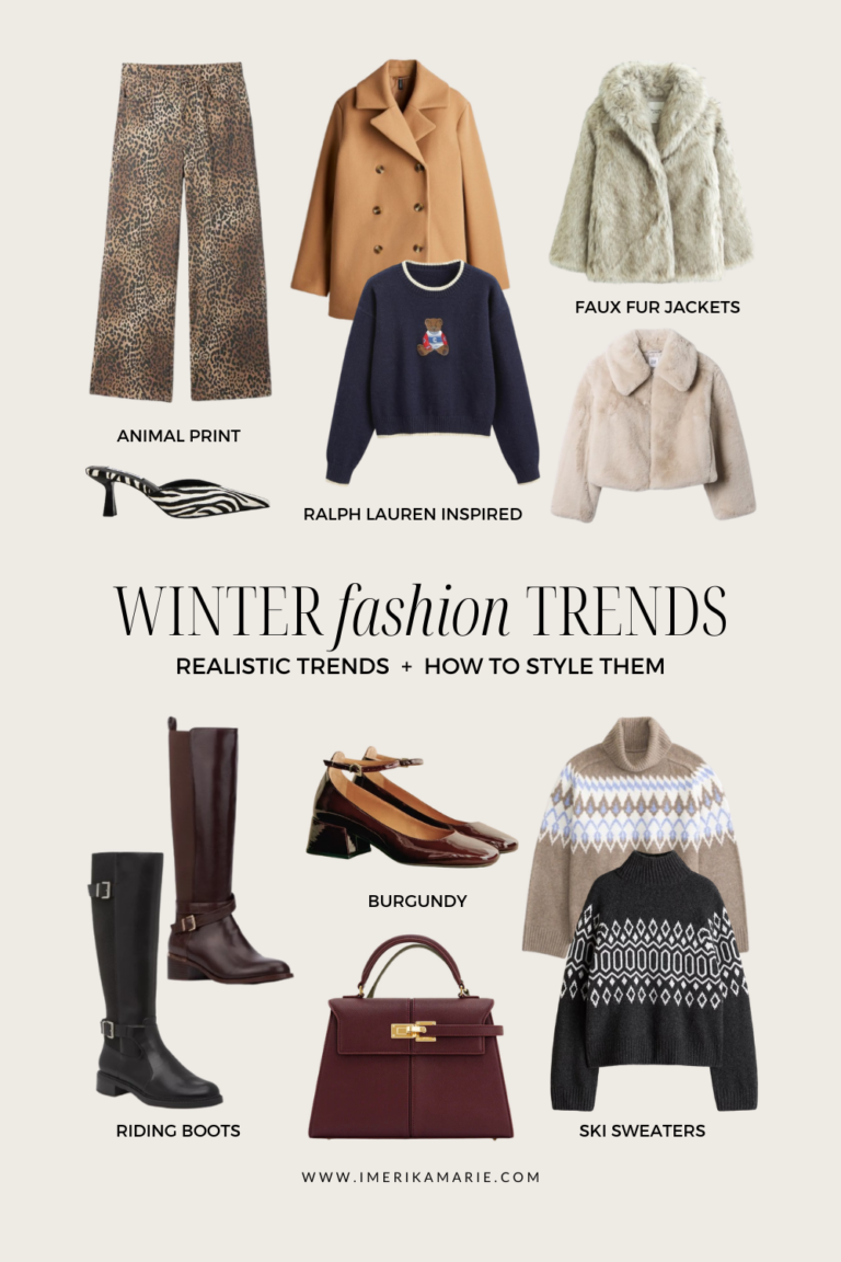 Winter 2025 Fashion Trends + How to Style Them