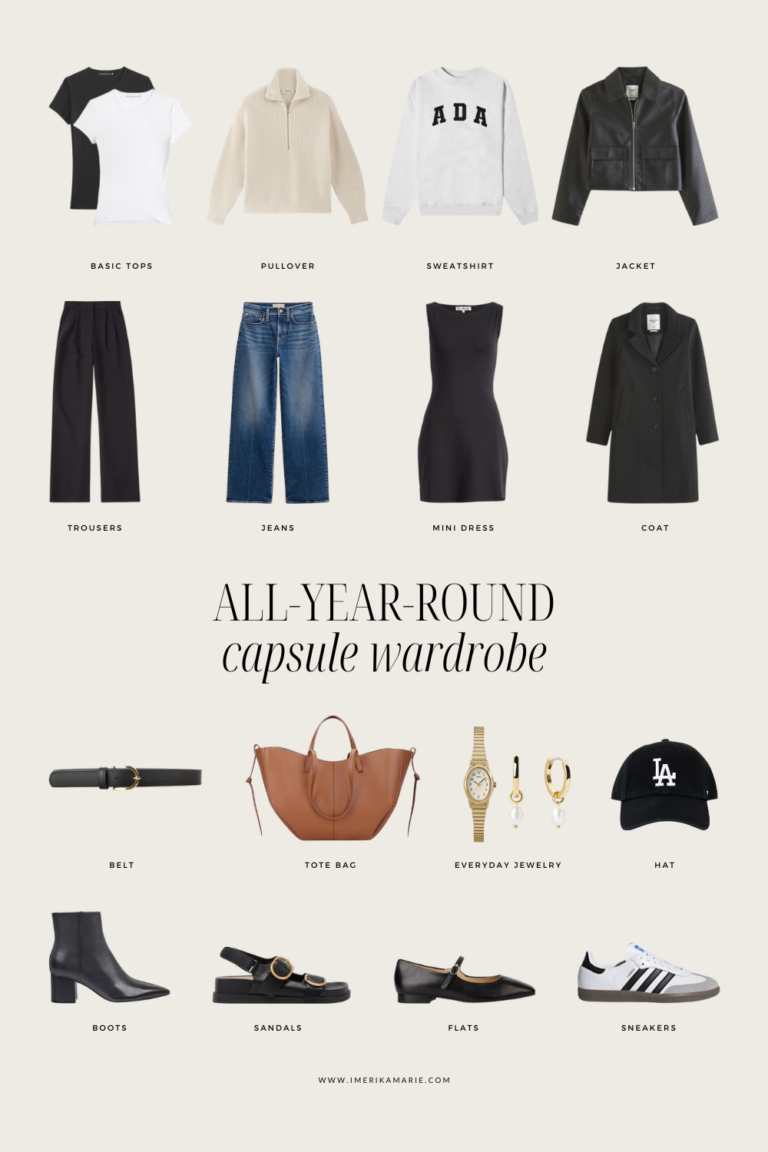 2025 Capsule Wardrobe + 20 Outfit Ideas