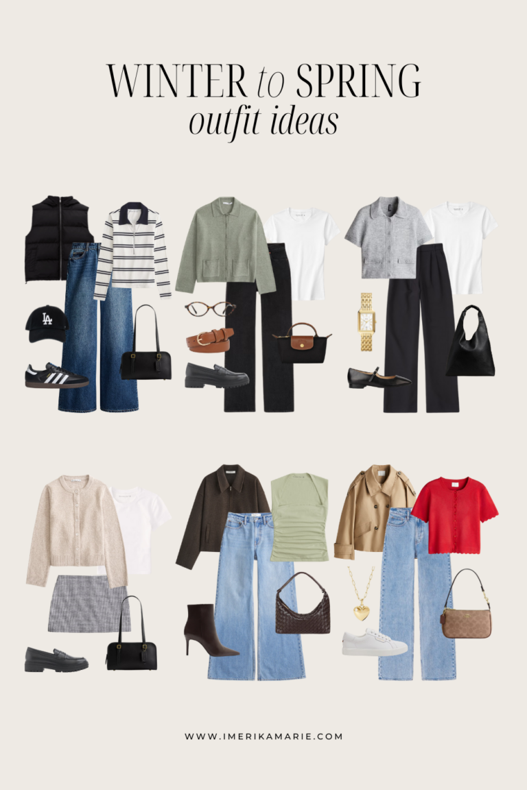 Transitional Outfits: Winter to Spring Outfit Ideas